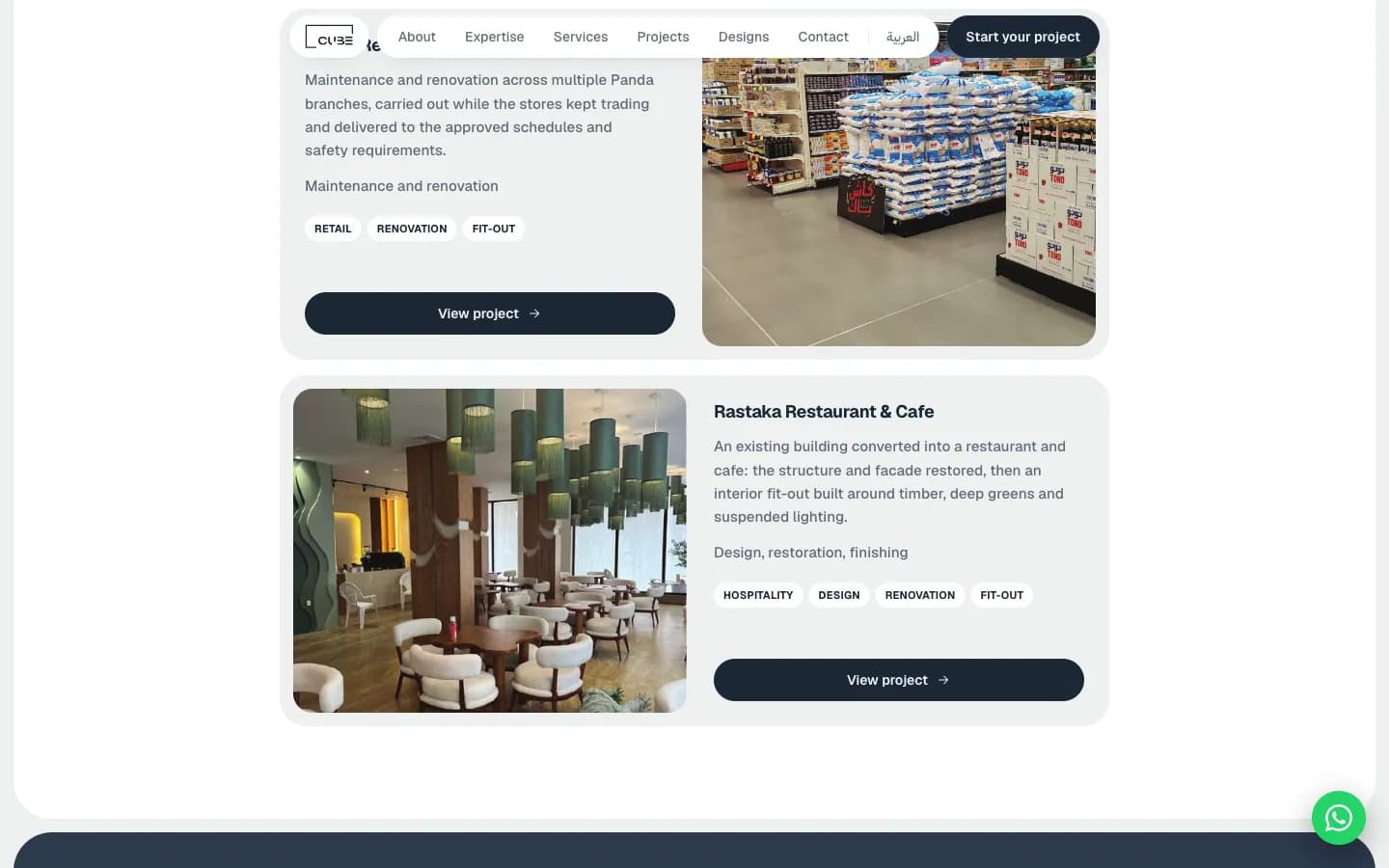 Project spotlights